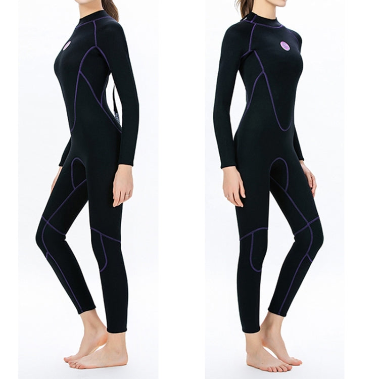 SLINX 1714 Muta monopezzo in neoprene da 3 mm super elastica calda a maniche lunghe per donna, XS, S, M, L, XL