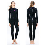 SLINX 1714 Muta monopezzo in neoprene da 3 mm super elastica calda a maniche lunghe per donna, XS, S, M, L, XL
