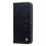Custodia in pelle flip orizzontale con struttura in cera d'olio stile business per Xiaomi Redmi 7A, con supporto, slot per carte e portafoglio, For Xiaomi Redmi 7A