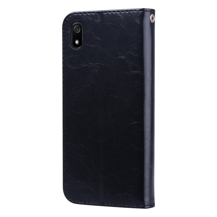 Custodia in pelle flip orizzontale con struttura in cera d'olio stile business per Xiaomi Redmi 7A, con supporto, slot per carte e portafoglio, For Xiaomi Redmi 7A