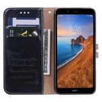 Custodia in pelle flip orizzontale con struttura in cera d'olio stile business per Xiaomi Redmi 7A, con supporto, slot per carte e portafoglio, For Xiaomi Redmi 7A