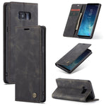 Custodia portafoglio in pelle per Samsung Galaxy S8