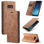 Custodia portafoglio in pelle per Samsung Galaxy S8