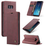 Custodia portafoglio in pelle per Samsung Galaxy S8