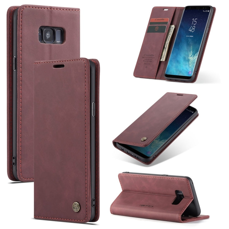 Custodia portafoglio in pelle per Samsung Galaxy S8