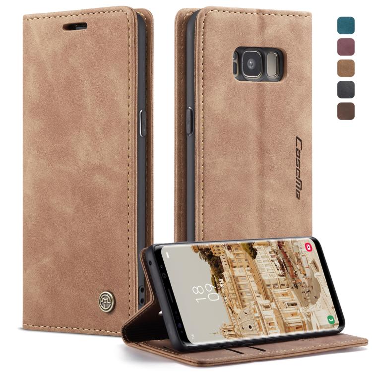 Custodia portafoglio in pelle per Samsung Galaxy S8