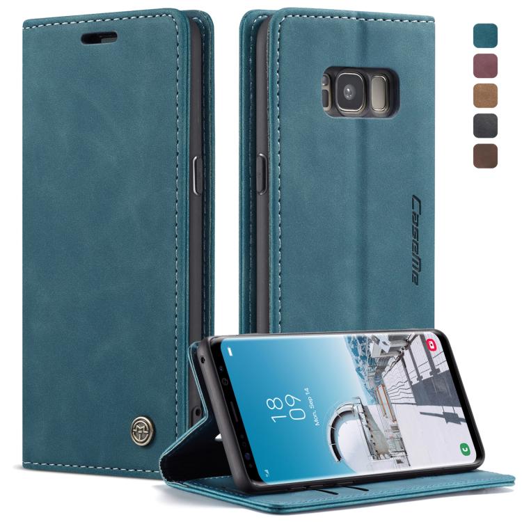 Custodia portafoglio in pelle per Samsung Galaxy S8