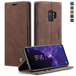 Custodia portafoglio in pelle per Samsung Galaxy S8