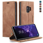 Custodia portafoglio in pelle per Samsung Galaxy S8