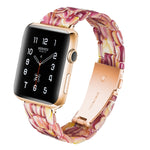 Cinturino per orologio in resina di moda semplice per, For Apple Watch Series 4 40mm & Series 3 & 2 & 1 38mm, For Apple Watch Series 4 44mm & Series 3 & 2 & 1 42mm