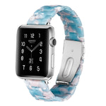 Cinturino per orologio in resina di moda semplice per, For Apple Watch Series 4 40mm & Series 3 & 2 & 1 38mm, For Apple Watch Series 4 44mm & Series 3 & 2 & 1 42mm