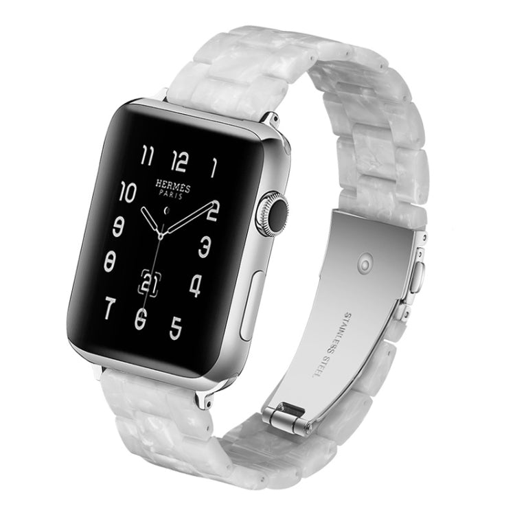 Cinturino per orologio in resina di moda semplice per, For Apple Watch Series 4 40mm & Series 3 & 2 & 1 38mm, For Apple Watch Series 4 44mm & Series 3 & 2 & 1 42mm
