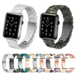 Cinturino per orologio in resina di moda semplice per, For Apple Watch Series 4 40mm & Series 3 & 2 & 1 38mm, For Apple Watch Series 4 44mm & Series 3 & 2 & 1 42mm