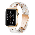 Cinturino per orologio in resina di moda semplice per, For Apple Watch Series 4 40mm & Series 3 & 2 & 1 38mm, For Apple Watch Series 4 44mm & Series 3 & 2 & 1 42mm