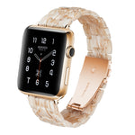 Cinturino per orologio in resina di moda semplice per, For Apple Watch Series 4 40mm & Series 3 & 2 & 1 38mm, For Apple Watch Series 4 44mm & Series 3 & 2 & 1 42mm