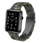 Cinturino per orologio in resina di moda semplice per, For Apple Watch Series 4 40mm & Series 3 & 2 & 1 38mm, For Apple Watch Series 4 44mm & Series 3 & 2 & 1 42mm