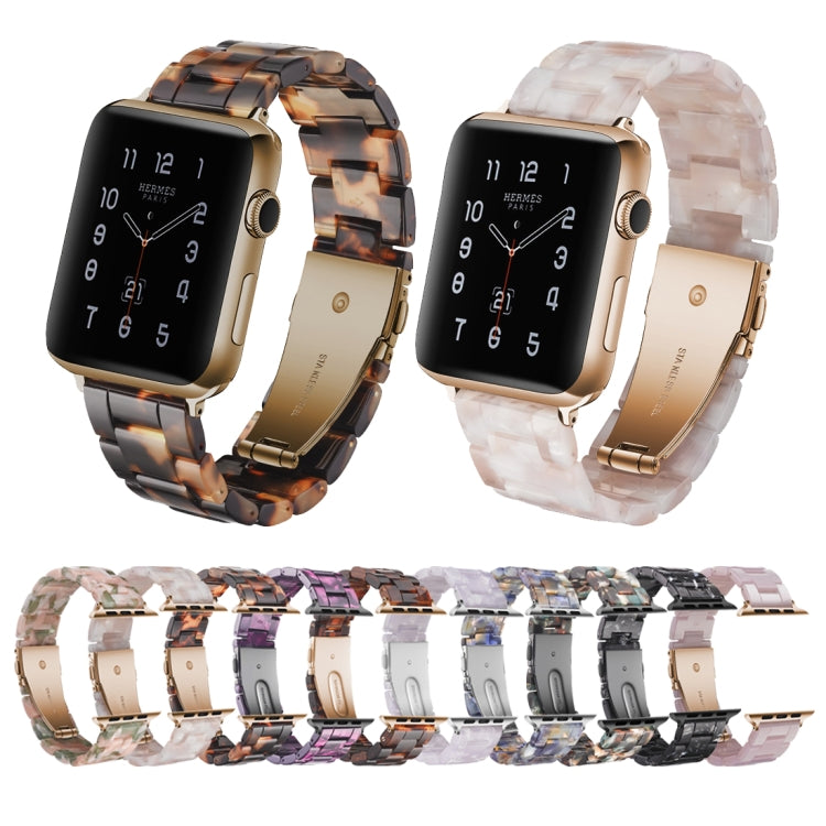 Cinturino per orologio in resina di moda semplice per, For Apple Watch Series 4 44mm & Series 3 & 2 & 1 42mm, For Apple Watch Series 4 40mm & Series 3 & 2 & 1 38mm, For Apple Watch Series 4 44mm & Series 3 & 2 & 1 42mm & Series 3 & 2 & 1 42mm