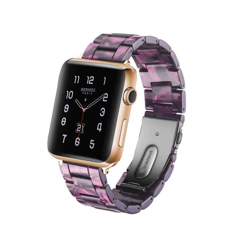 Cinturino per orologio in resina di moda semplice per, For Apple Watch Series 4 44mm & Series 3 & 2 & 1 42mm, For Apple Watch Series 4 40mm & Series 3 & 2 & 1 38mm, For Apple Watch Series 4 44mm & Series 3 & 2 & 1 42mm & Series 3 & 2 & 1 42mm