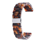Cinturino per orologio in resina di moda semplice con motivo tartarugato per, 20mm Connection Smart Watch, 22mm Connection Smart Watch