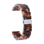 Cinturino per orologio in resina di moda semplice con motivo tartarugato per, 20mm Connection Smart Watch, 22mm Connection Smart Watch