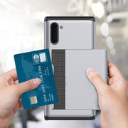 Custodia portafoglio antiurto con slot carte per smartphone