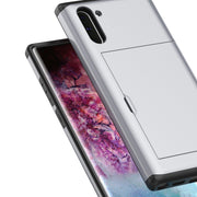 Custodia portafoglio antiurto con slot carte per smartphone