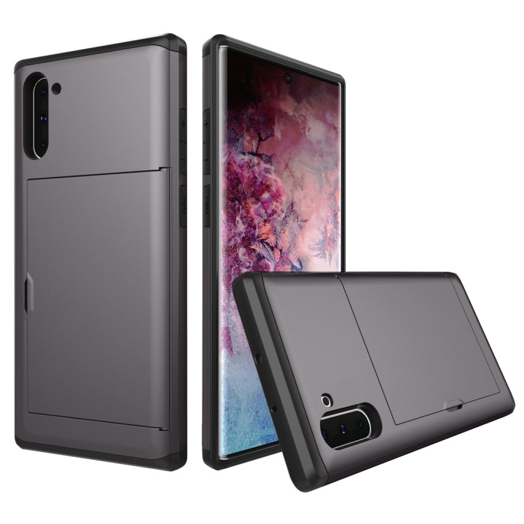 Custodia portafoglio antiurto con slot carte per smartphone