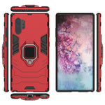 Custodia antiurto TPU e PC con anello magnetico per Galaxy Note10