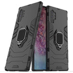 Custodia antiurto TPU e PC con anello magnetico per Galaxy Note10