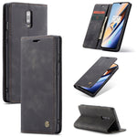 Custodia portafoglio in pelle con slot carte per OnePlus 7