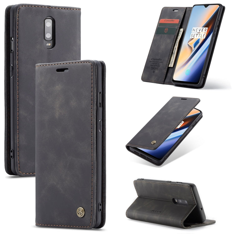 Custodia portafoglio in pelle con slot carte per OnePlus 7