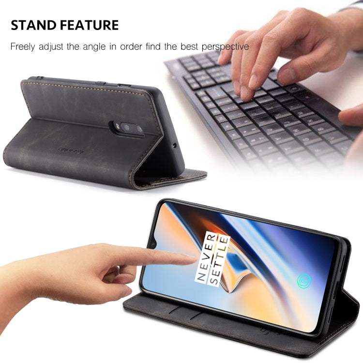 Custodia portafoglio in pelle con slot carte per OnePlus 7