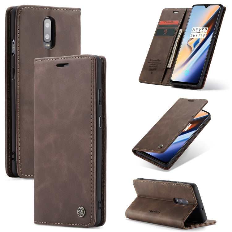 Custodia portafoglio in pelle con slot carte per OnePlus 7