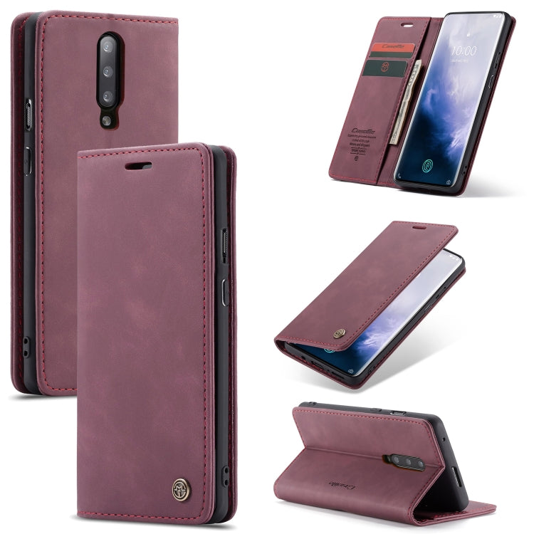 Custodia portafoglio in pelle con slot carte per OnePlus 7
