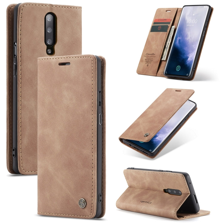 Custodia portafoglio in pelle con slot carte per OnePlus 7