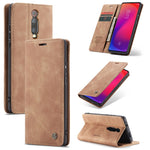 Custodia portafoglio in pelle con slot carte per OnePlus 7