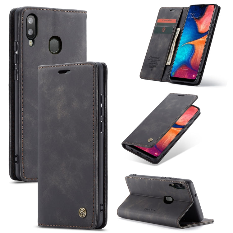 Custodia portafoglio in pelle per Samsung Galaxy A20e