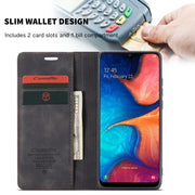 Custodia portafoglio in pelle per Samsung Galaxy A20e