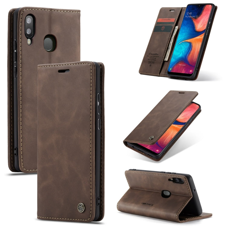 Custodia portafoglio in pelle per Samsung Galaxy A20e