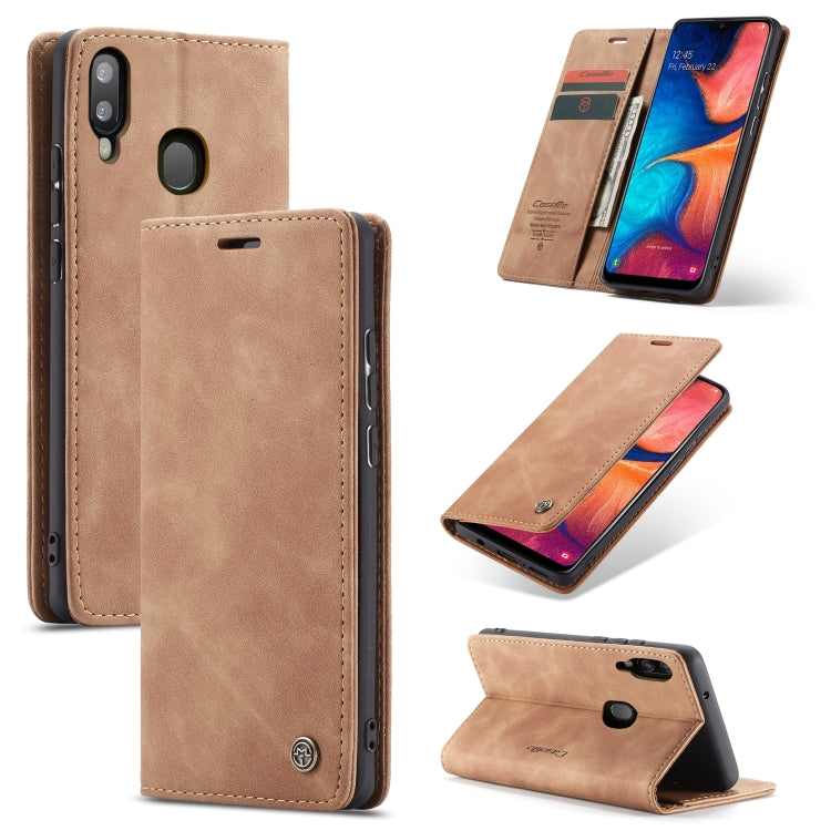Custodia portafoglio in pelle per Samsung Galaxy A20e