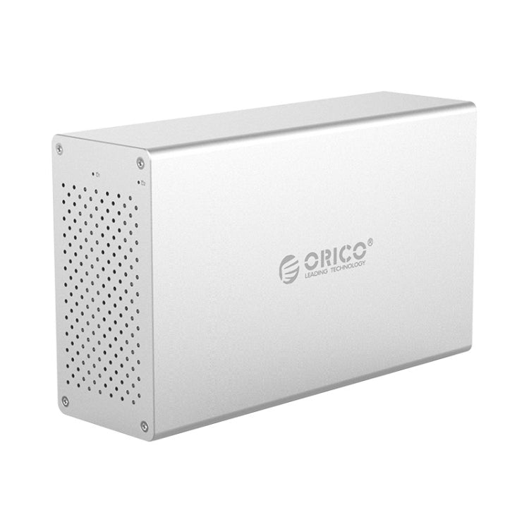 ORICO Honeycomb Series WS200RU3 SATA 3,5 pollici 20TB USB 3.0 Dual Bays Custodia per HDD/SSD in lega di alluminio con Raid, USB 3.0 Dual Bays with Raid