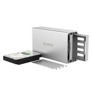 ORICO Honeycomb Series WS200RU3 SATA 3,5 pollici 20TB USB 3.0 Dual Bays Custodia per HDD/SSD in lega di alluminio con Raid, USB 3.0 Dual Bays with Raid