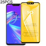 25 pellicole in vetro temperato a schermo intero con colla piena 9D, For Asus Zenfone Max Pro (M1) ZB601KL, For OnePlus 7 (25 PCS), For Asus Zenfone Max Pro (M2) ZB631KL, For Asus Zenfone Max (M2) ZB633KL