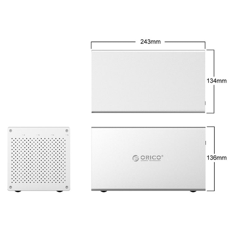 ORICO WS400C3 Dock 4 Bay USB-C per HDD/SSD 3,5" 40TB