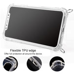Custodia TPU trasparente anticaduta per iPhone X/XS