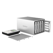 ORICO Honeycomb Series WS500RC3 SATA 3,5 pollici 50TB USB-C/Type-C 5 alloggiamenti HDD/SSD in lega di alluminio con Raid, USB-C / Type-C 5 Bays with Raid