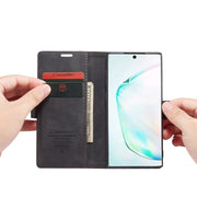 Custodia portafoglio in pelle flip per Samsung Galaxy Note10
