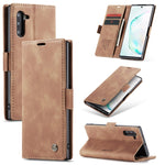 Custodia portafoglio in pelle flip per Samsung Galaxy Note10