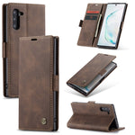 Custodia portafoglio in pelle flip per Samsung Galaxy Note10