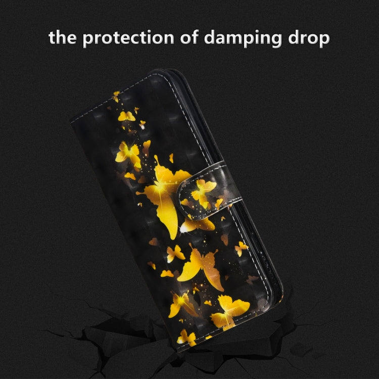 Modello di pittura 3D Flip orizzontale Custodia in pelle TPU + PU con supporto e slot per schede e portafoglio, For Huawei Y7 (2019) / Y7 Pro (2019) / Y7 Prime (2019), For Huawei Honor 8X